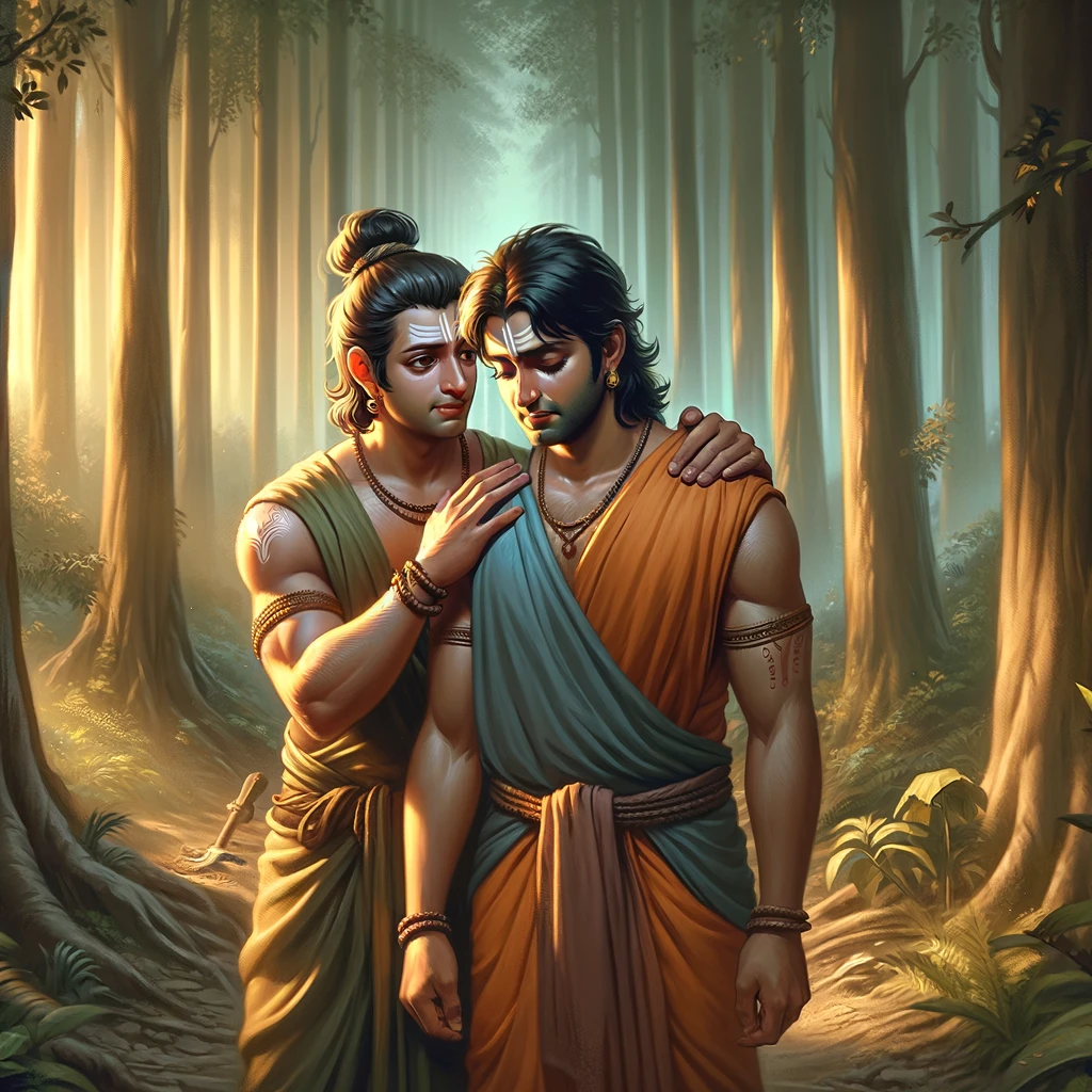 Lakshmana Consoles Rama